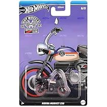 ミニカー HotWheels HONDA MONKEY Z50 HOT WHEELS 2017 HW Moto Honda Monkey Z50 (Mini Bike) 115/365, Blue